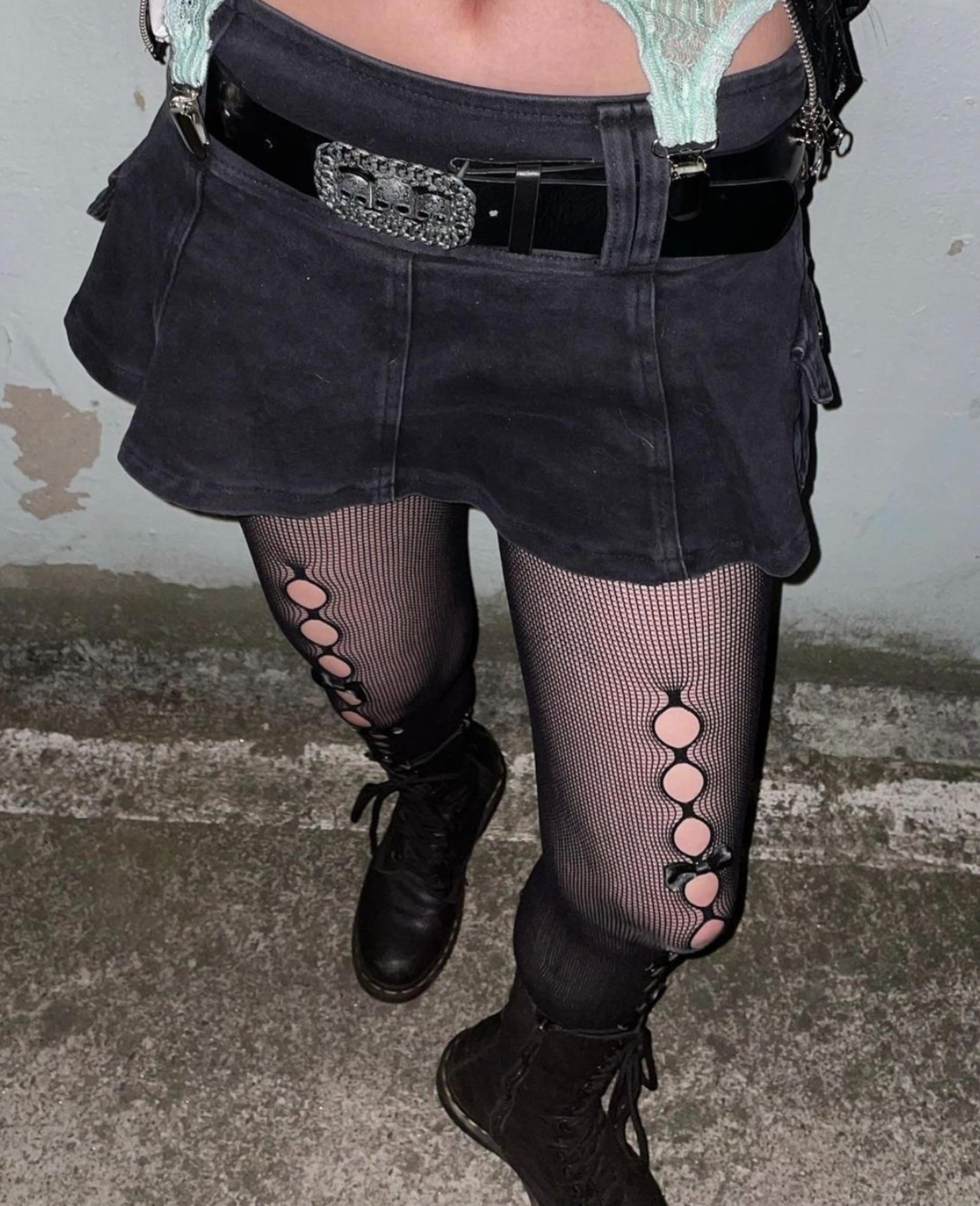 kitch pocket skirt (+belt set / skirt pants))